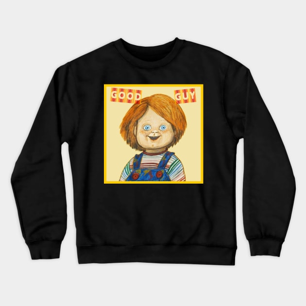 Good Guy Chucky Crewneck Sweatshirt by akastardust